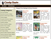 Tablet Screenshot of catalogempire.com